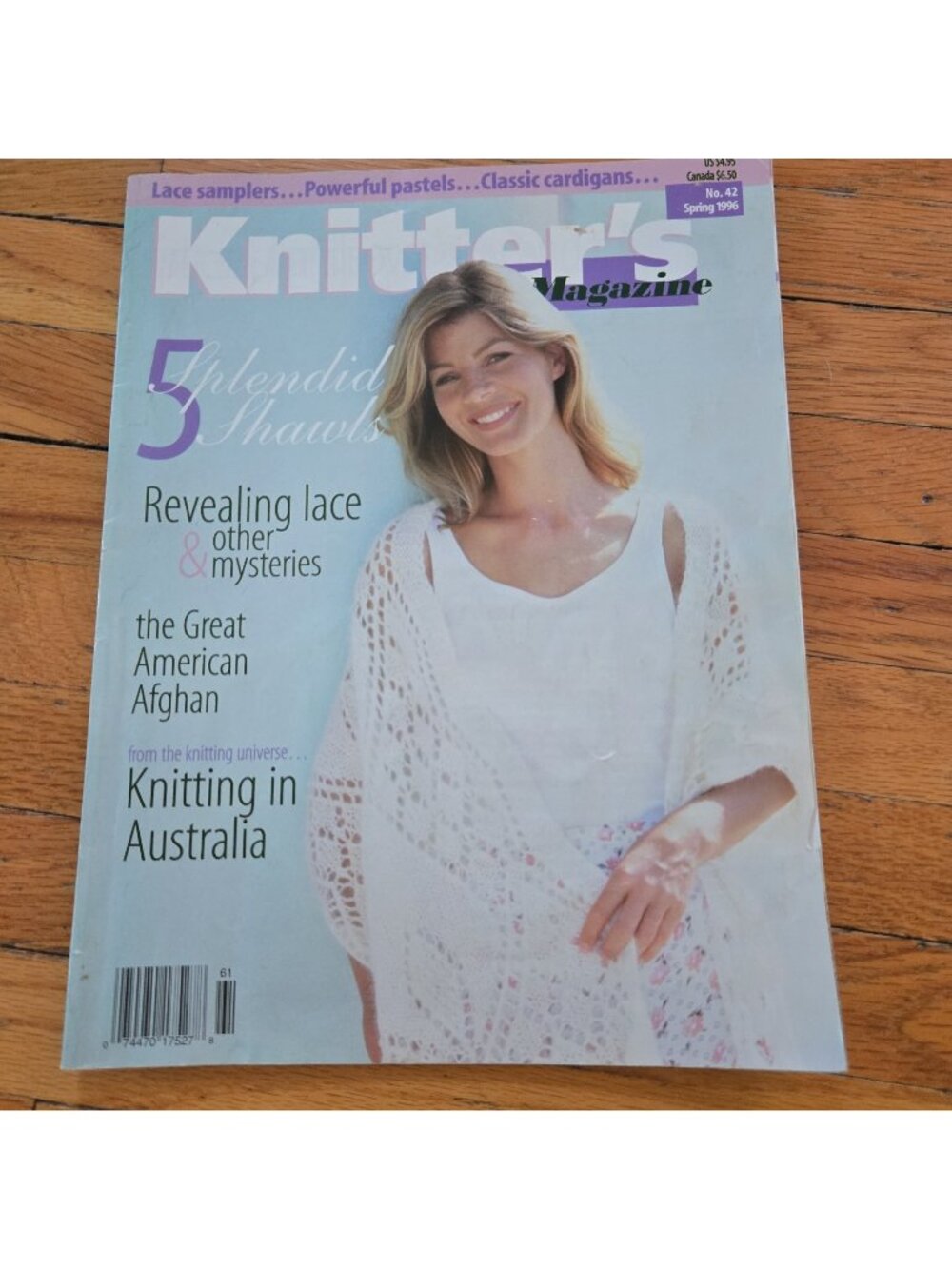 Knitter's Magazine Spring 1996 No.42 sweater, shawl patterns